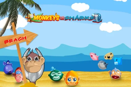 Monkeys Vs Sharks HD