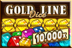 Gold Line Dice