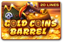 Gold Coins Barrel 